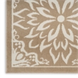 Nourison Jubilant 8' x 10' Taupe Fabric Farmhouse Area Rug (8' x 10')