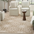 Nourison Jubilant 8' x 10' Taupe Fabric Farmhouse Area Rug (8' x 10')
