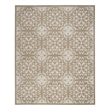 Nourison Jubilant 8' x 10' Taupe Fabric Farmhouse Area Rug (8' x 10')