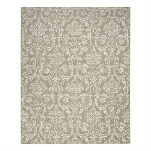 Nourison Jubilant 8' x 10' Olive Fabric Vintage Area Rug (8' x 10')