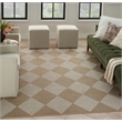 Nourison Washable Modern Jute 8' x 10' Fabric Natural Ivory Modern Indoor Rug