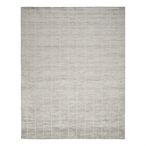 Nourison Serenity Home 94x118&quot Indoor Contemporary Fabric Rug in Light Gray