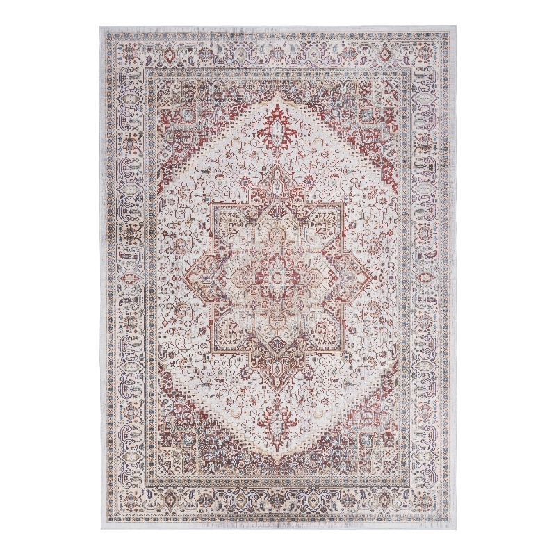 Nourison Vintage Home 5' x 7' Fabric Ivory Red Bohemian Indoor Rug