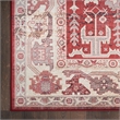 Nourison Vintage Home 5' x 7' Fabric Red Bohemian Indoor Rug