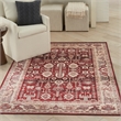 Nourison Vintage Home 5' x 7' Fabric Red Bohemian Indoor Rug