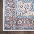 Nourison Vintage Home 5' x 7' Fabric Ivory Red Bohemian Indoor Rug