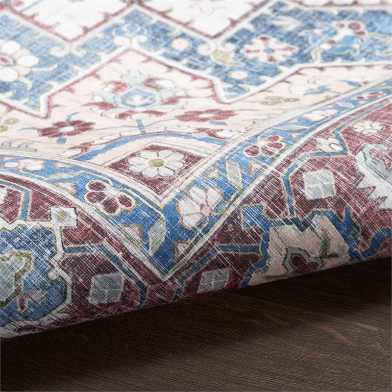 Nourison Vintage Home 5' x 7' Fabric Ivory Red Bohemian Indoor Rug