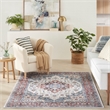 Nourison Vintage Home 5' x 7' Fabric Ivory Red Bohemian Indoor Rug