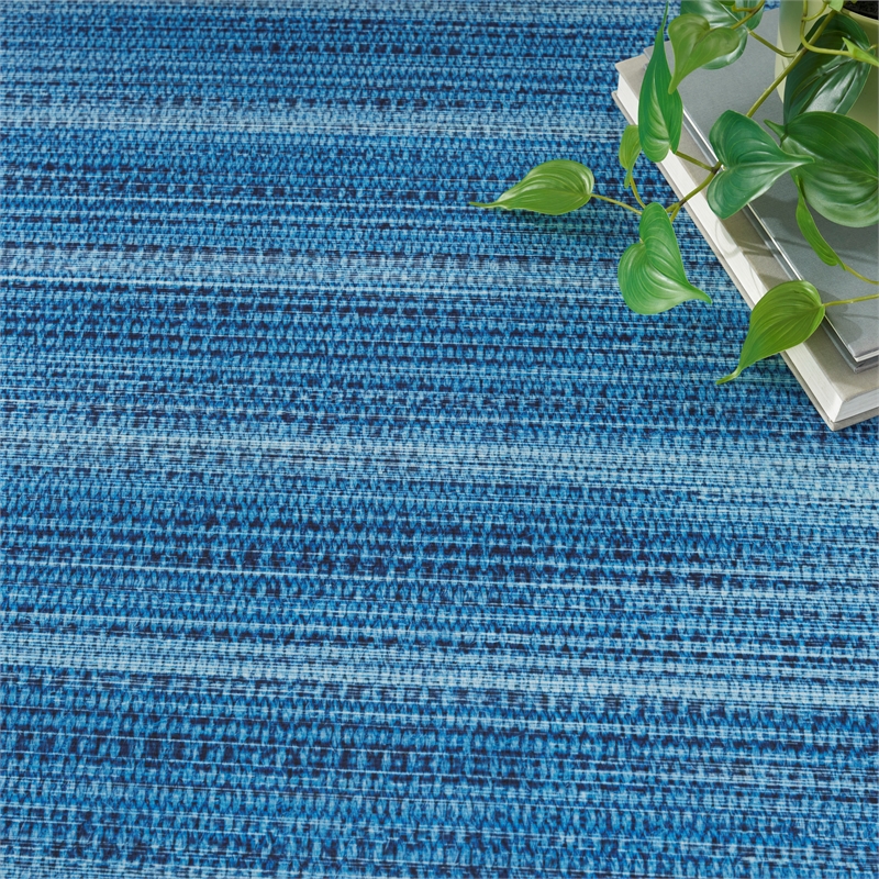 Nourison Vintage Home 6' x 9' Fabric Blue Modern Indoor Rug