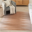 Nourison Vintage Home 6' x 9' Fabric Brown Modern Indoor Rug