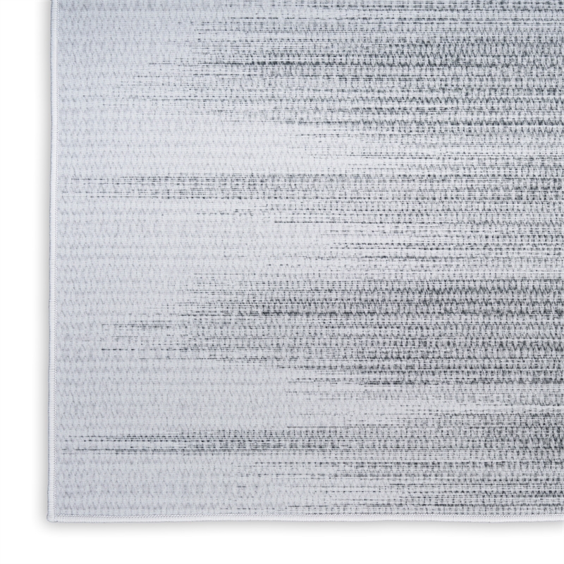 Nourison Vintage Home 6' x 9' Fabric Gray Modern Indoor Rug