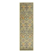 Nourison Allur 10' Runner Sage Ivory Fabric Bohemian Area Rug (10' Runner)