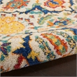 Nourison Allur 12' Runner Ivory Multicolor Fabric Bohemian Area Rug (12' Runner)