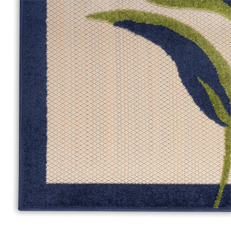 Nourison Aloha 10' x 14' Multicolor Fabric Contemporary Area Rug (10' x 14')
