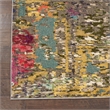 Celestial 9' x 12' Sunset/Multi-Color Fabric Modern & Contemporary Indoor Rug