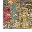 Celestial 9' x 12' Sunset/Multi-Color Fabric Modern & Contemporary Indoor Rug