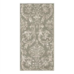 Nourison Jubilant 2' x 4' Olive Fabric Vintage Area Rug (2' x 4')