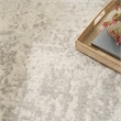 Nourison Concerto 4' x 6' Cream Gray Fabric Modern Area Rug (4' x 6')