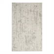 Nourison Concerto 4' x 6' Cream Gray Fabric Modern Area Rug (4' x 6')