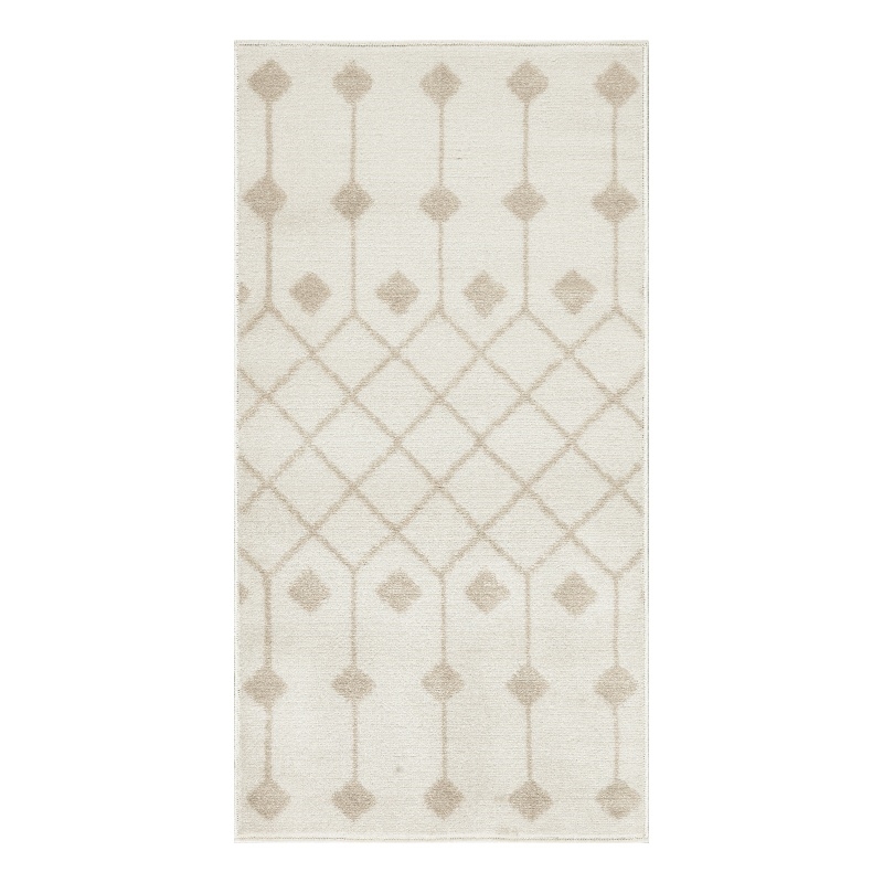 Nourison Grafix 2' x 4' Ivory Beige Fabric Bohemian Area Rug (2' x 4')