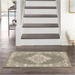 Nourison Grafix 2' x 4' Olive Fabric Vintage Area Rug (2' x 4')