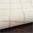 Nourison Grafix 8' Runner Ivory Beige Fabric Bohemian Area Rug (8' Runner)