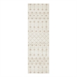 Nourison Grafix 8' Runner Ivory Beige Fabric Bohemian Area Rug (8' Runner)
