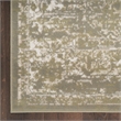 Nourison Grafix 8' Runner Olive Fabric Vintage Area Rug (8' Runner)