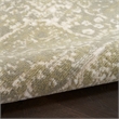 Nourison Grafix 8' Runner Olive Fabric Vintage Area Rug (8' Runner)