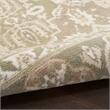 Nourison Grafix 5' x 7' Green Fabric Vintage Area Rug (5' x 7')
