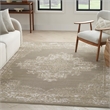 Nourison Grafix 5' x 7' Olive Fabric Vintage Area Rug (5' x 7')