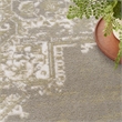 Nourison Grafix 5' x 7' Olive Fabric Vintage Area Rug (5' x 7')
