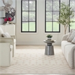 Nourison Grafix 8' x 10' Ivory Beige Fabric Bohemian Area Rug (8' x 10')