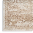 Nourison Grafix 8' x 10' Ivory Beige Fabric Vintage Area Rug (8' x 10')