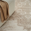 Nourison Grafix 8' x 10' Ivory Beige Fabric Vintage Area Rug (8' x 10')