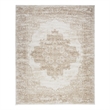 Nourison Grafix 8' x 10' Ivory Beige Fabric Vintage Area Rug (8' x 10')