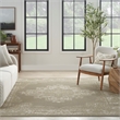 Nourison Grafix 8' x 10' Olive Fabric Vintage Area Rug (8' x 10')