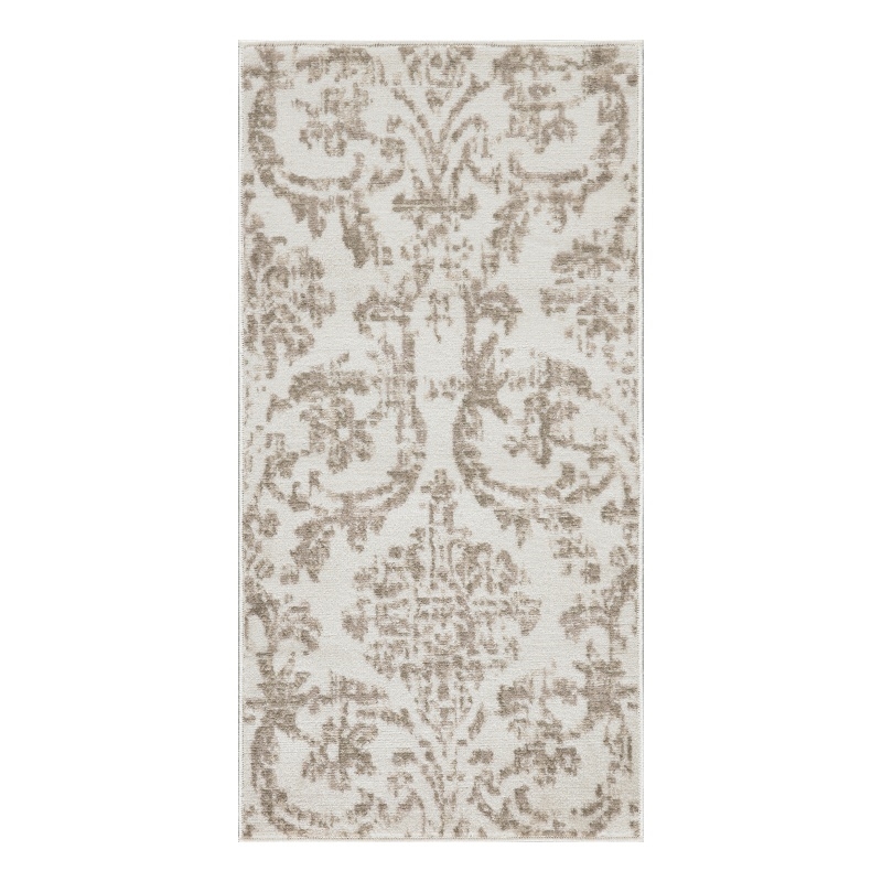 Nourison Jubilant 2' x 4' Ivory Beige Fabric Vintage Area Rug (2' x 4')