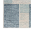 Nourison Home Astra Machine Washable 9' x 12' Blue Ivory   Area Rug
