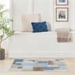 Nourison Home Astra Machine Washable 3' x 5' Blue Green Multicolor   Area Rug