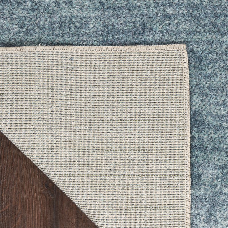 Nourison Home Astra Machine Washable 7' x 9' Blue Green Multicolor   Area Rug