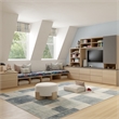 Nourison Home Astra Machine Washable 8' x 10' Blue Ivory   Area Rug