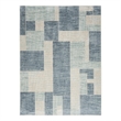 Nourison Home Astra Machine Washable 8' x 10' Blue Ivory   Area Rug