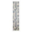 Nourison Home Astra Machine Washable 10' Runner Blue Ivory   Area Rug