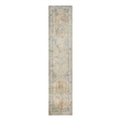 Nourison Home Astra Machine Washable 8' Runner Beige Blue Fabric Area Rug