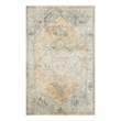 Nourison Home Astra Machine Washable 3' x 5' Beige Blue   Area Rug