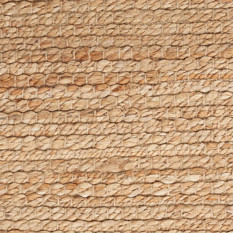 Nourison Home Natural Jute 5' x Square Natural   Area Rug
