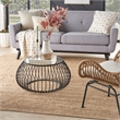 Nourison Home Natural Jute 8' x Square Natural Fabric Area Rug