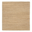 Nourison Home Natural Jute 8' x Square Natural Fabric Area Rug