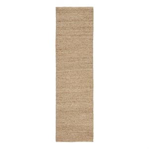 Nourison Home Natural Jute 12' Runner Natural   Area Rug